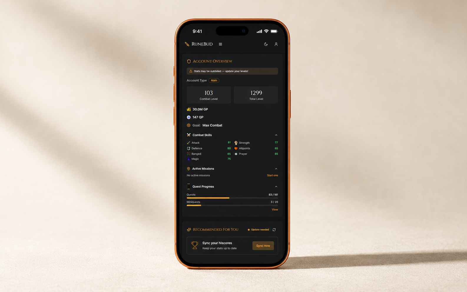 RuneBud, Gaming Web App